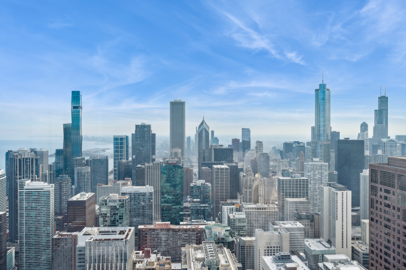 180 East Pearson Street, Unit 6907 Chicago, IL 60611 - Photo 33 of 44 a view of a city with tall buildings