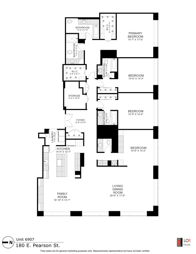 180 East Pearson Street, Unit 6907 Chicago, IL 60611 - Photo 37 of 44