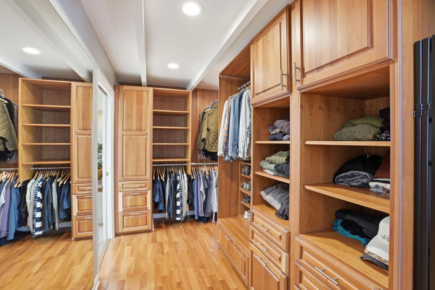 329 Stuart Avenue Pacific Grove, CA 93950 - Photo 14 of 33 a view of walk in closet with clothes and shoes