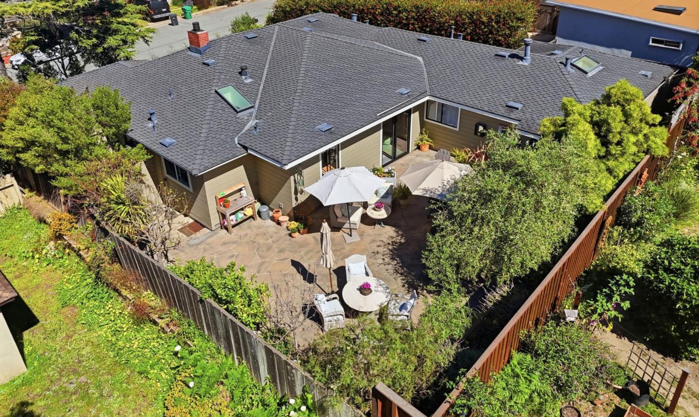 329 Stuart Avenue Pacific Grove, CA 93950 - Photo 28 of 33 an aerial view of a house