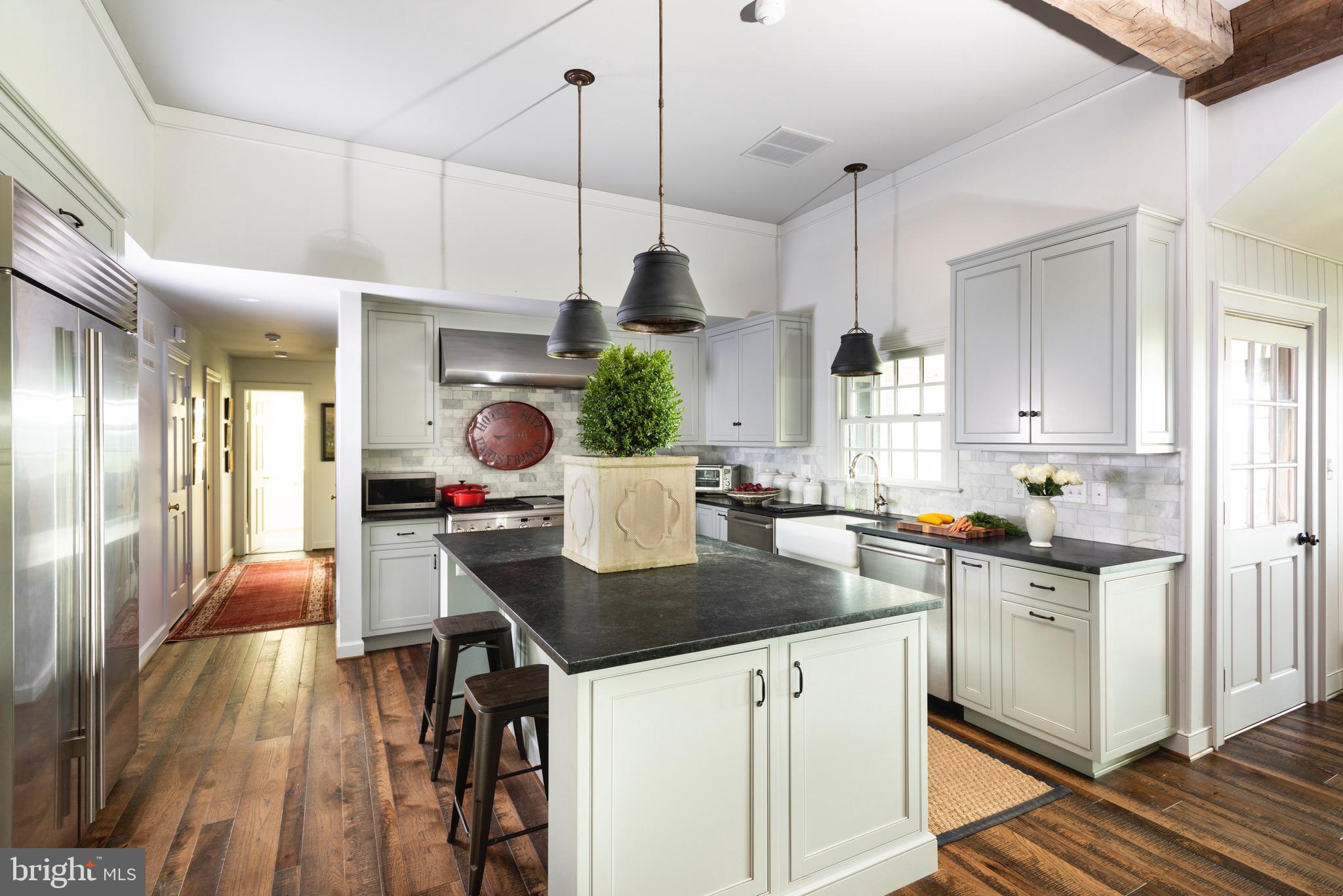 9474 Foxville Road Warrenton, VA 20186 - Photo 16 of 42 Open Kitchen. Subzero, 6 Burner Range, Wine Fridge