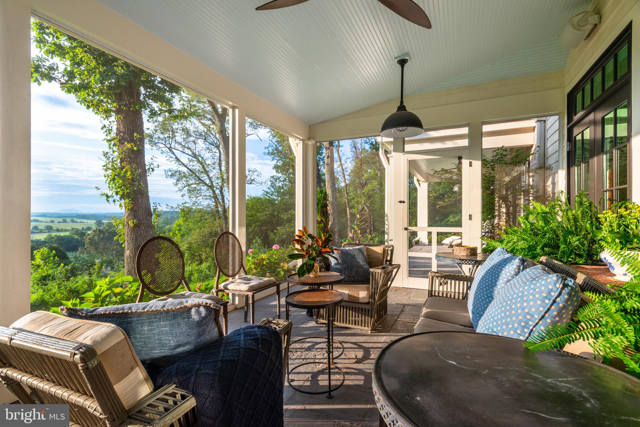 9474 Foxville Road Warrenton, VA 20186 - Photo 19 of 42 New Screened Porch with Private Pinnacle Views