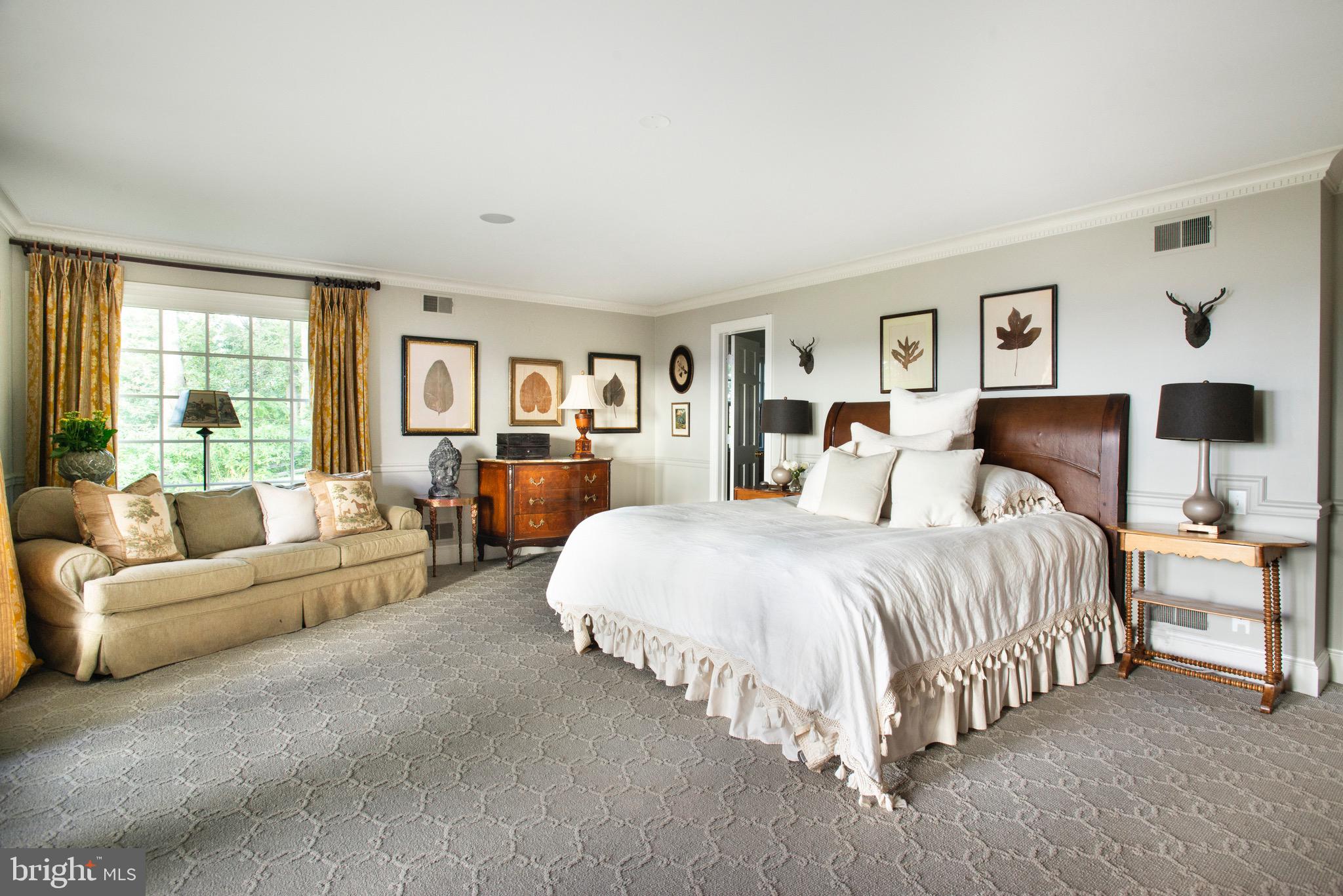 9474 Foxville Road Warrenton, VA 20186 - Photo 21 of 42 First Floor Primary Bedroom with Private Views