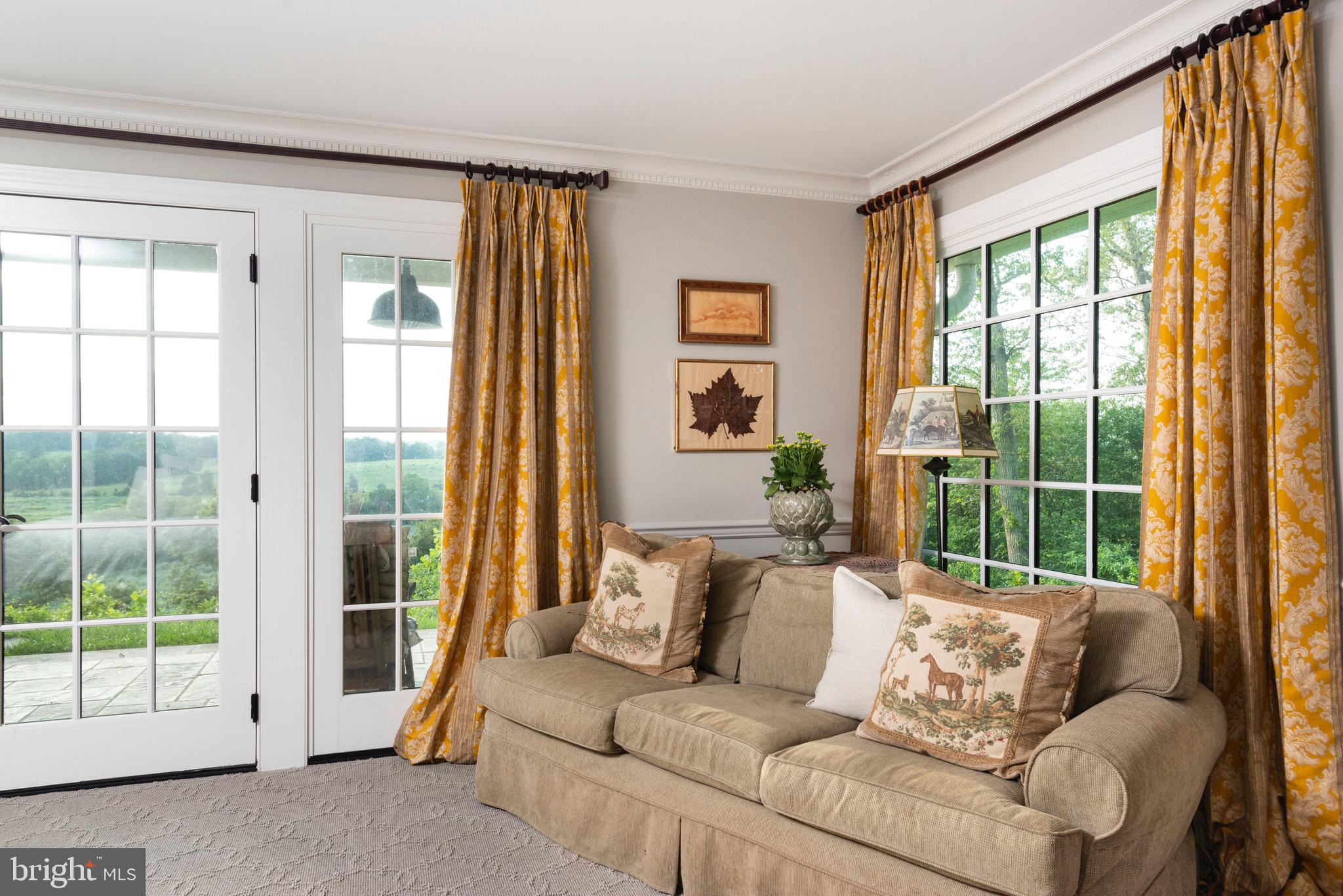 9474 Foxville Road Warrenton, VA 20186 - Photo 23 of 42 Double French Doors Lead to Private Terrace