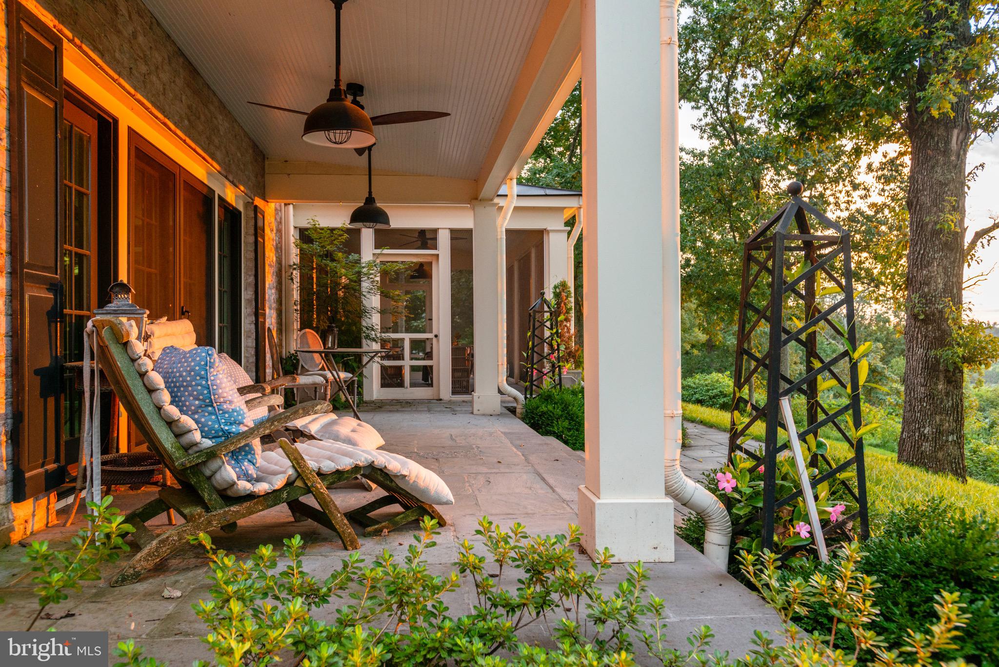 9474 Foxville Road Warrenton, VA 20186 - Photo 25 of 42 Primary Bedroom Terrace with Extraordinary Views