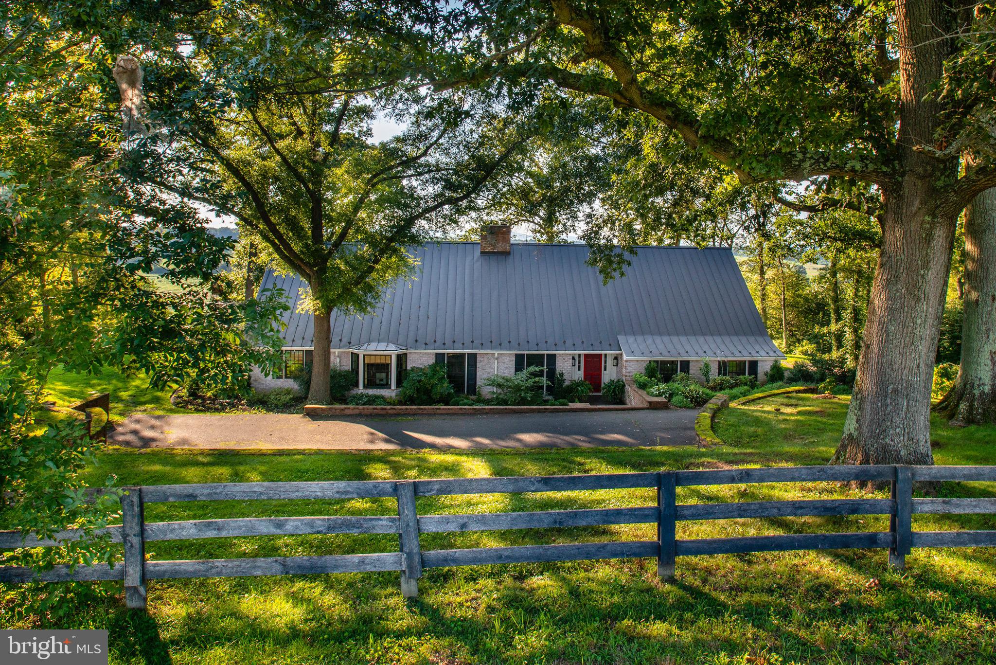 9474 Foxville Road Warrenton, VA 20186 - Photo 34 of 42 Front Exterior with Hilltop Privacy