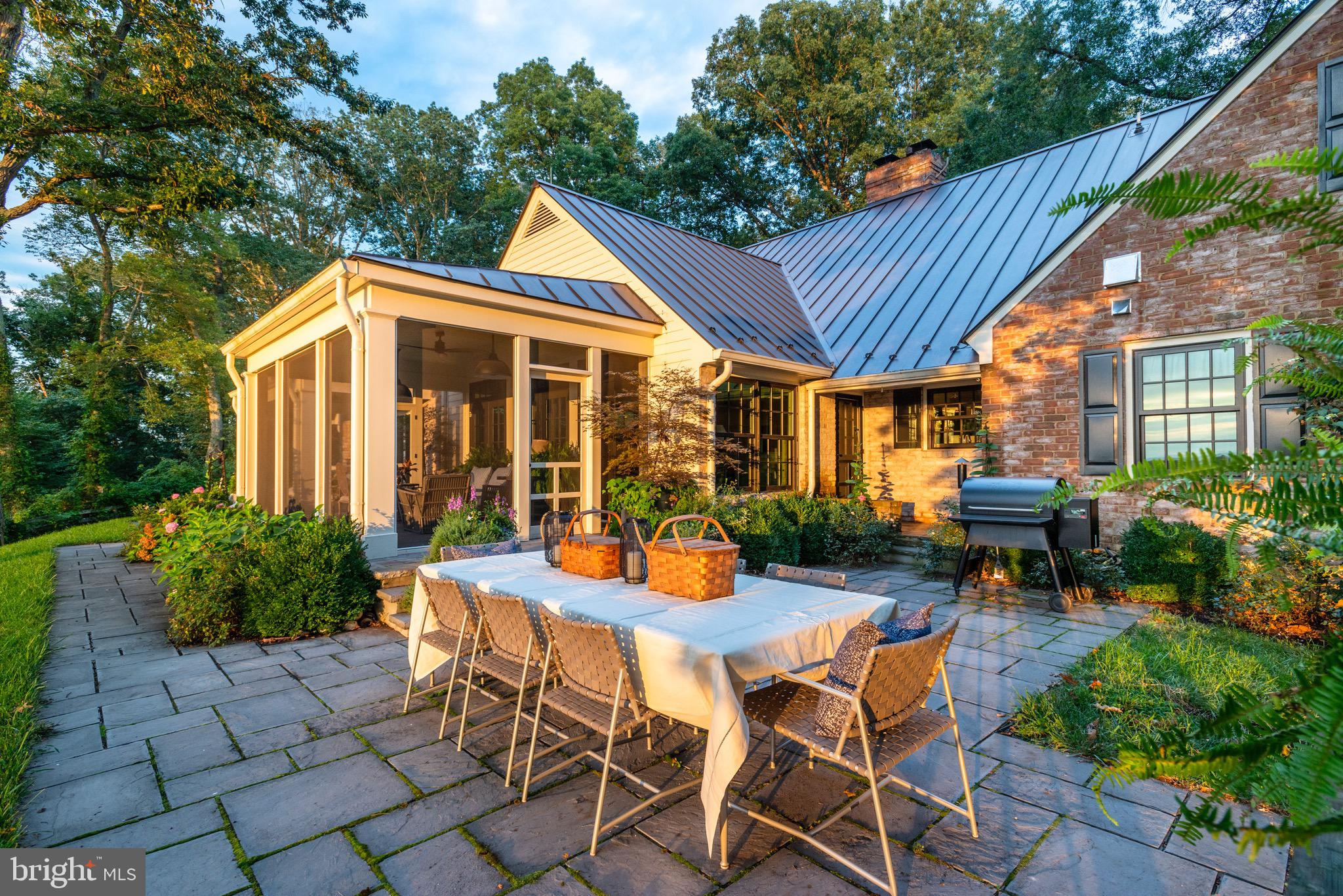 9474 Foxville Road Warrenton, VA 20186 - Photo 35 of 42 New Rear Hardscape and Screened Porch