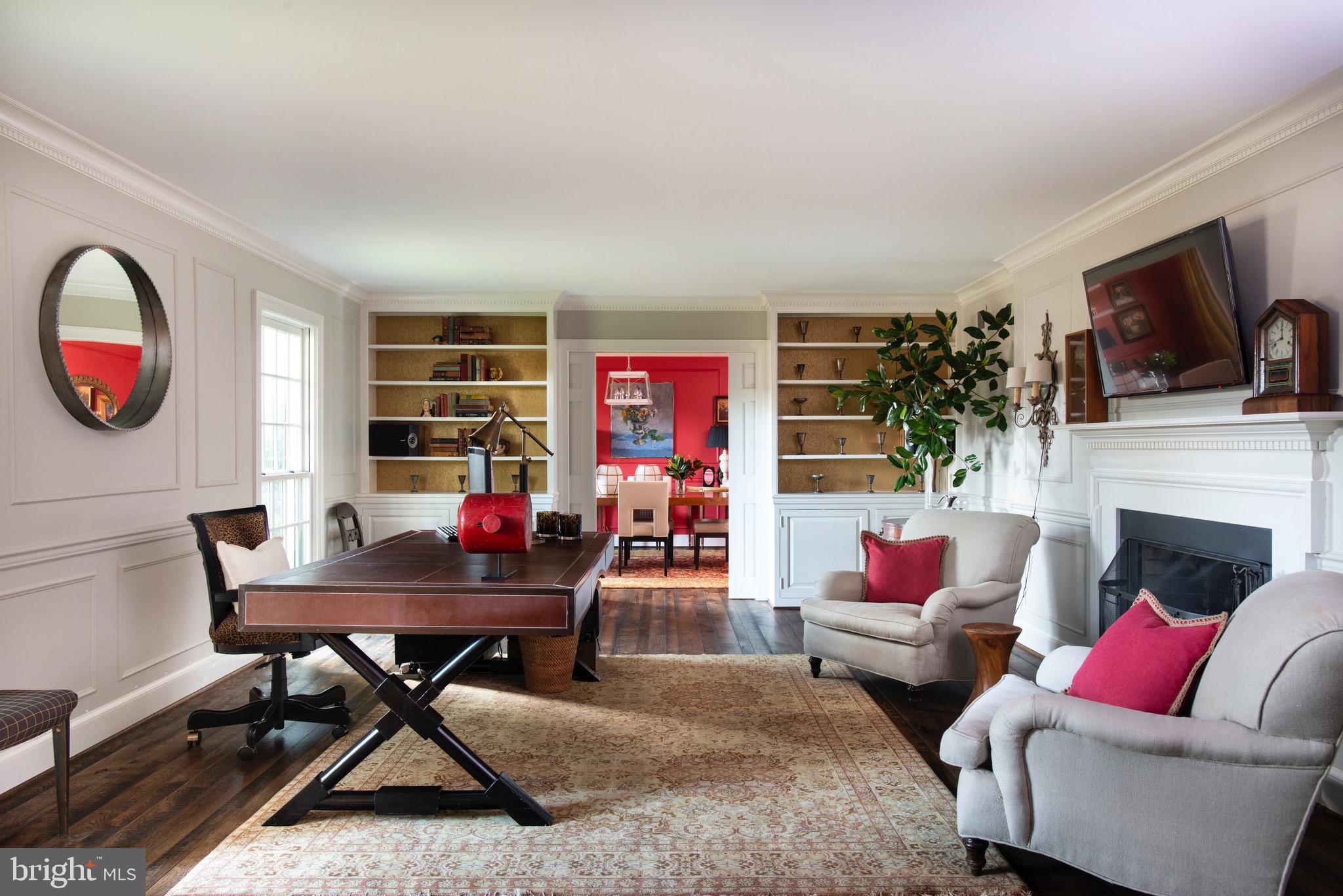 9474 Foxville Road Warrenton, VA 20186 - Photo 8 of 42 Formal Living Room with Fireplace