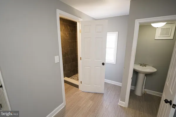 wooden floor in a gallery