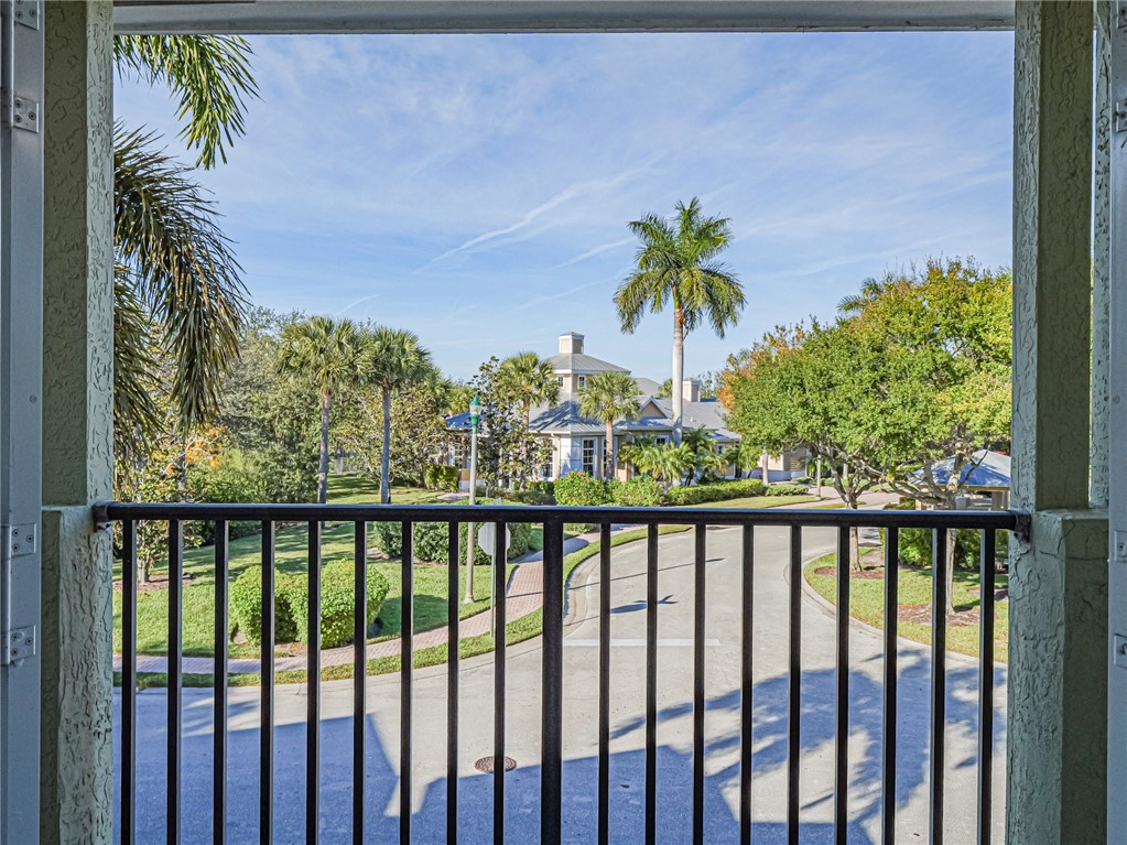 1835 Bridgepointe Circle, Unit 18 Vero Beach, FL 32967 - Photo 22 of 34 a view of a balcony