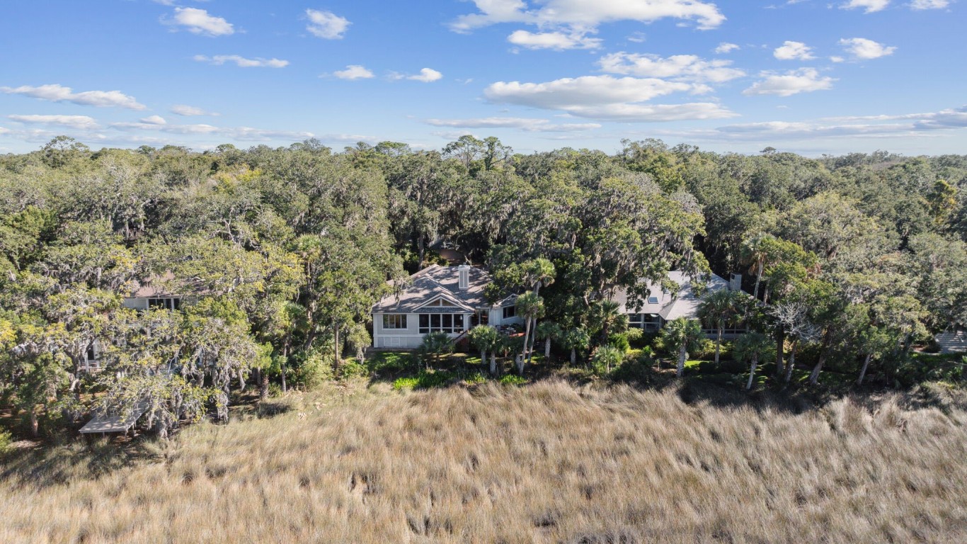 106 Sea Marsh Road Fernandina Beach, FL 32034 - Photo 2 of 42 Aerial View from marsh side