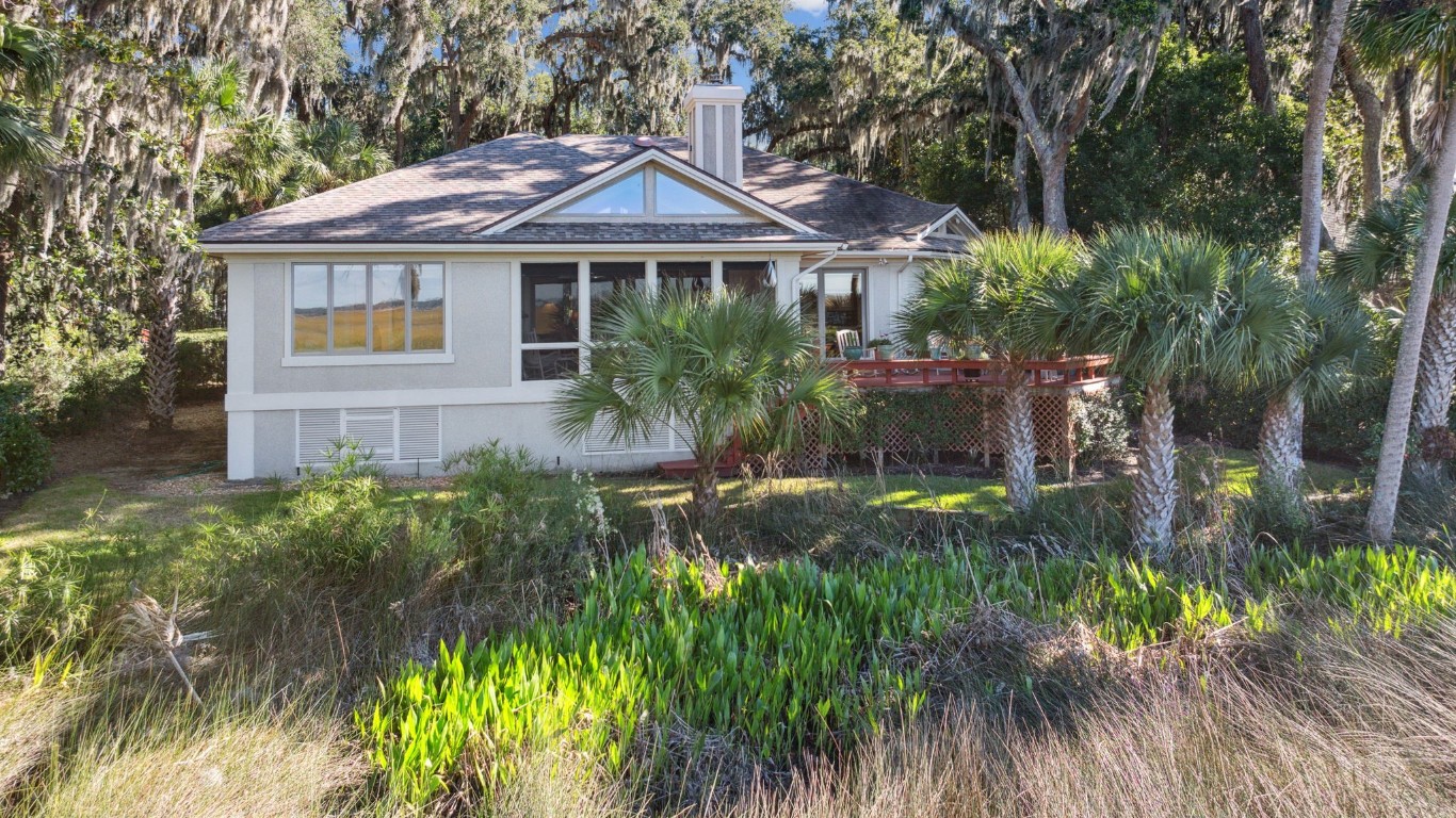 106 Sea Marsh Road Fernandina Beach, FL 32034 - Photo 40 of 42 Arerial View from Marsh side