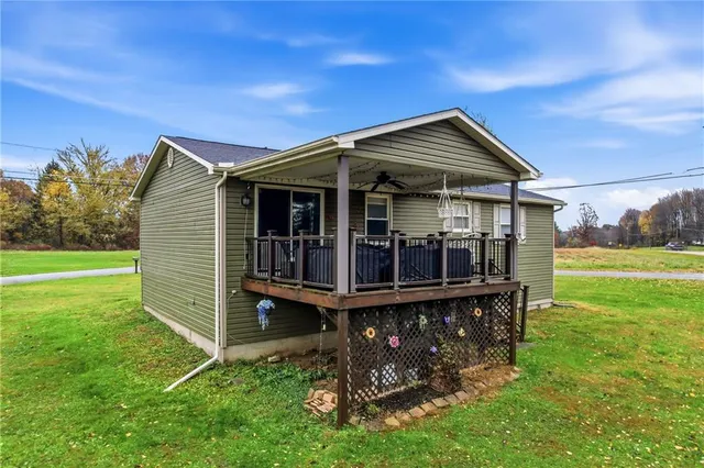 a view of deck with patio