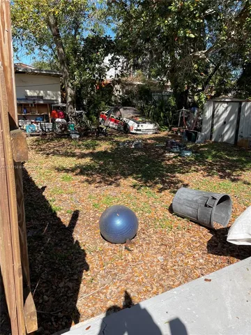 a view of outdoor space with seating area