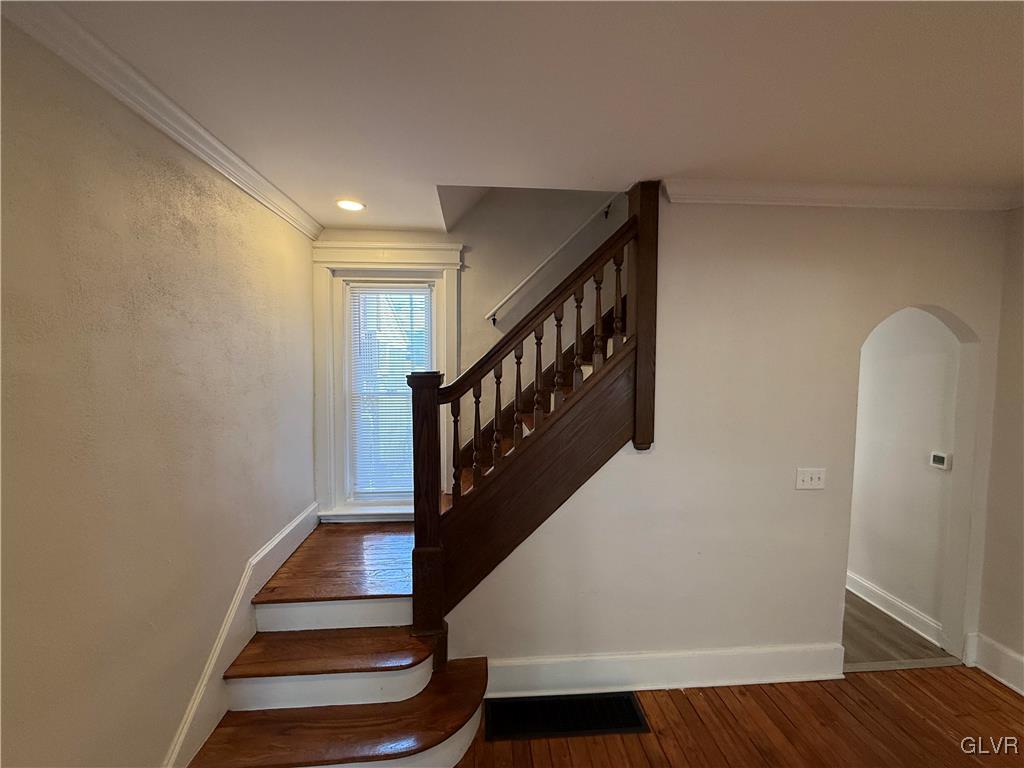 32 Easton Road Nazareth, PA 18064 - Photo 20 of 47 a view of entryway and hall with wooden floor