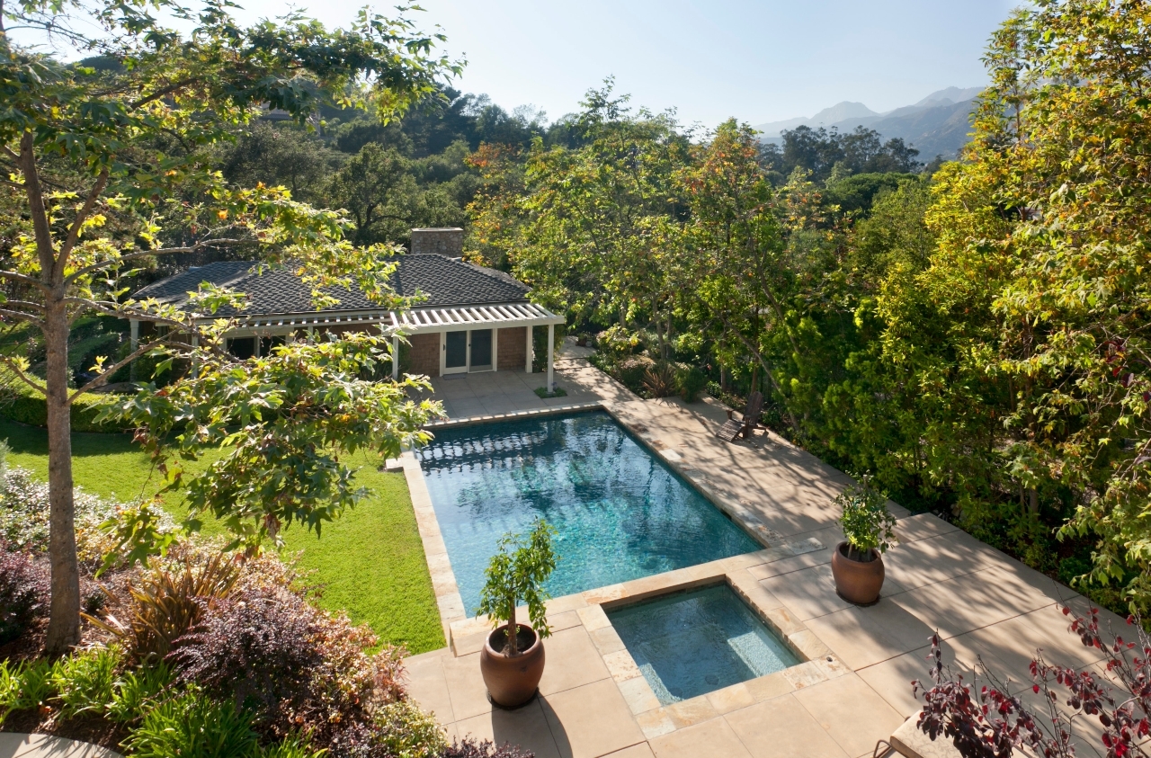 730 Arcady Road Santa Barbara, CA 93108 - Photo 13 of 15 a view of a house with a yard