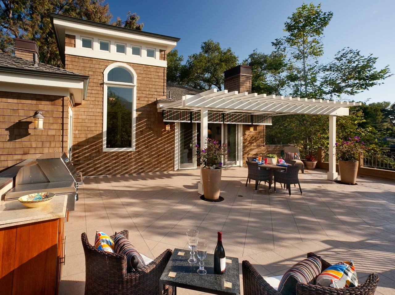 730 Arcady Road Santa Barbara, CA 93108 - Photo 10 of 15 a view of outdoor space yard deck patio and fire pit