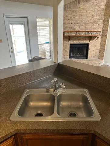 a close view of utility room