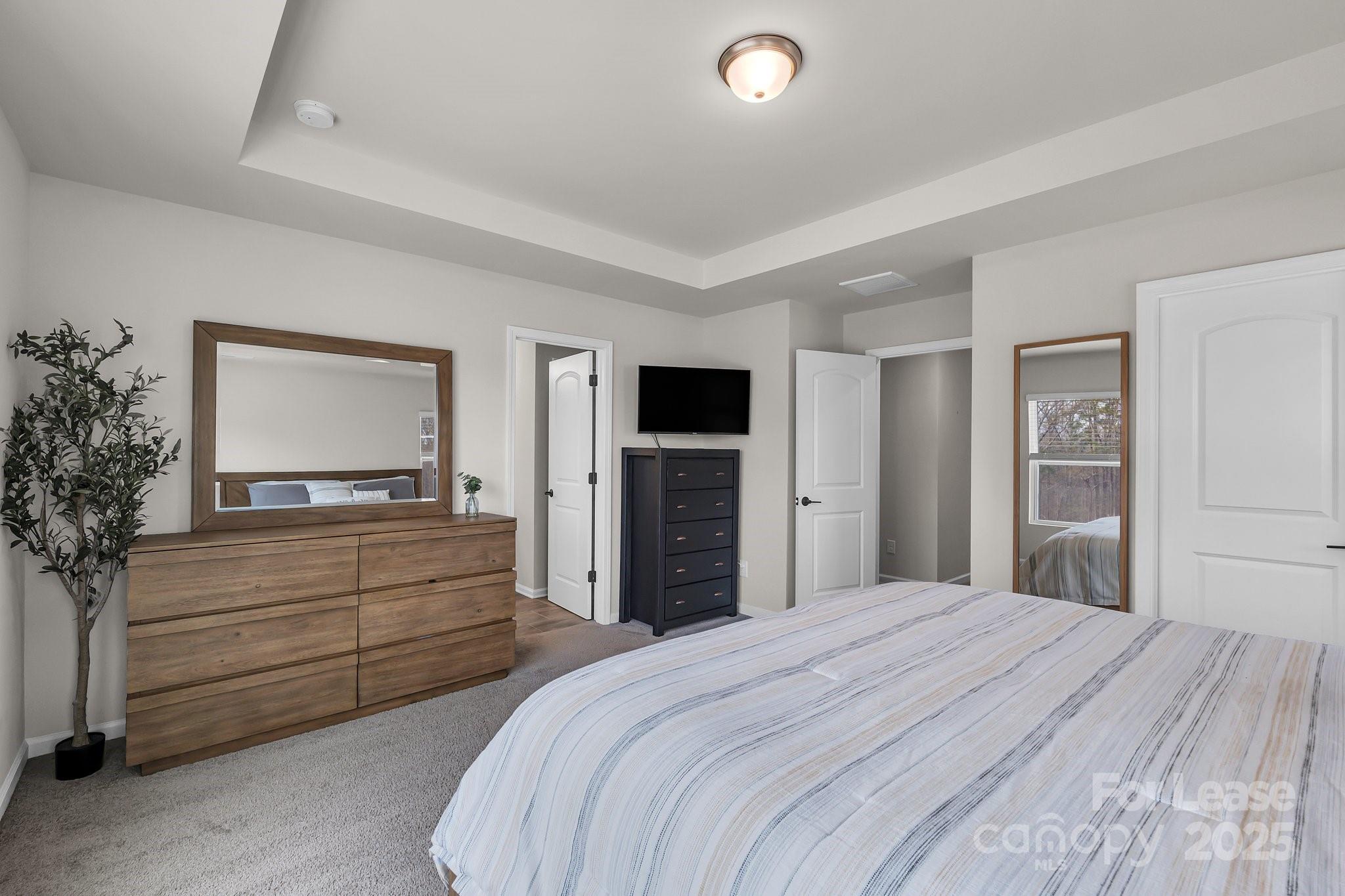 16764 Summers Walk Boulevard Davidson, NC 28036 - Photo 20 of 26 a bedroom with a bed and a television