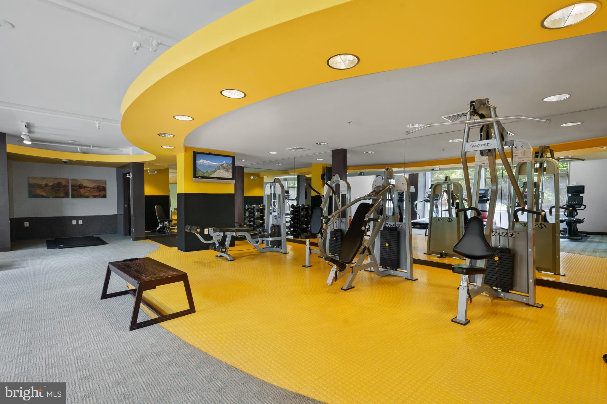 3600 South Glebe Road, Unit 526W Arlington, VA 22202 - Photo 31 of 34 a view of a room with gym equipment