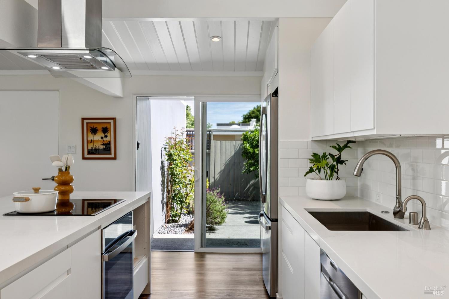 839 Greenberry Lane San Rafael, CA 94903 - Photo 16 of 57 a kitchen with stainless steel appliances a counter top space