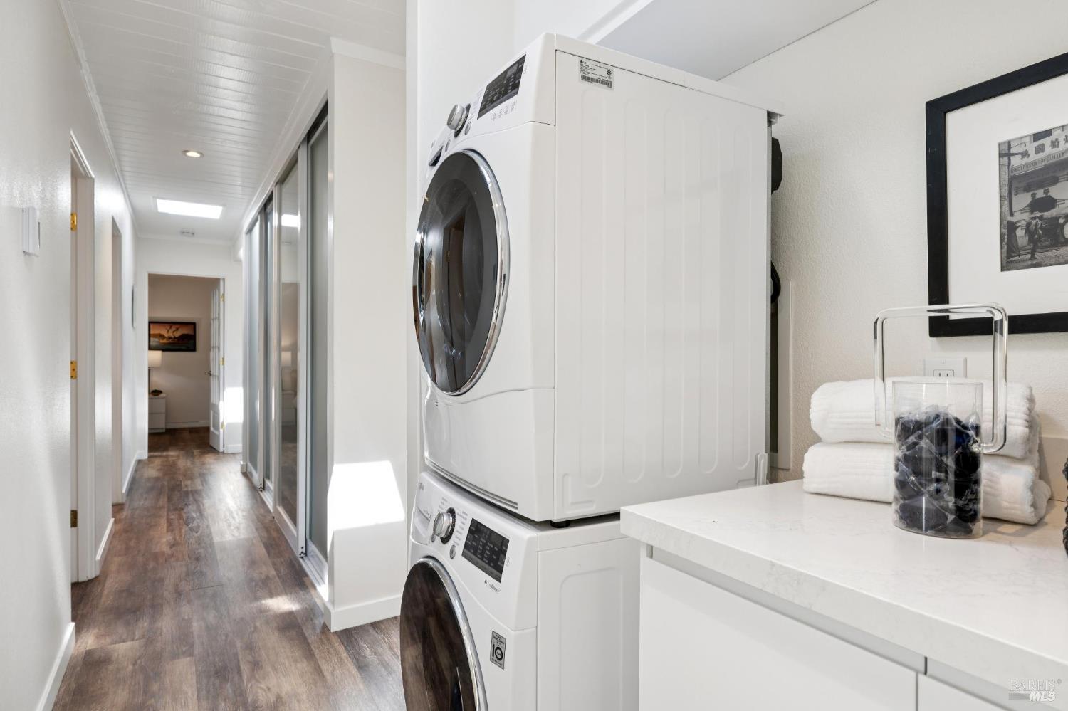 839 Greenberry Lane San Rafael, CA 94903 - Photo 36 of 57 a utility room with dryer and washer