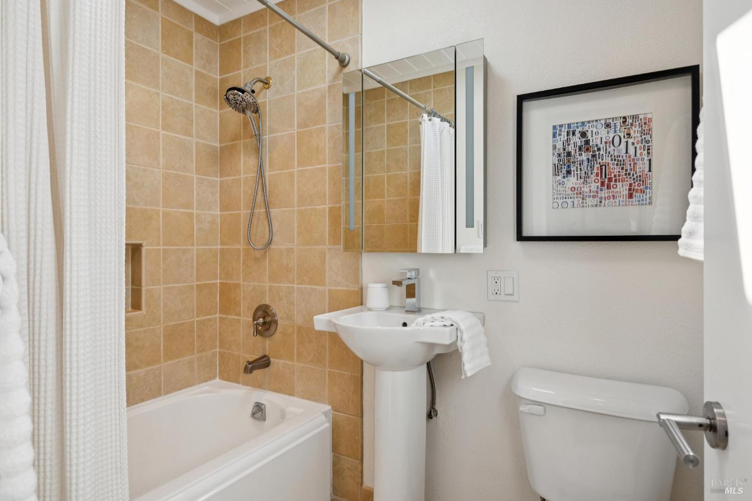 839 Greenberry Lane San Rafael, CA 94903 - Photo 38 of 57 a bathroom with a sink and a bathtub