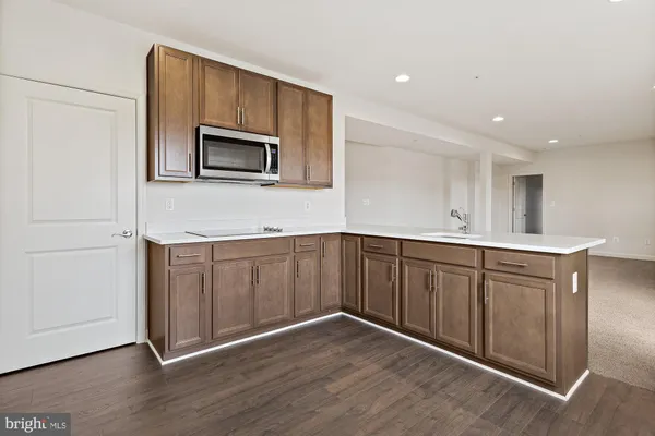 a view of a wooden deck