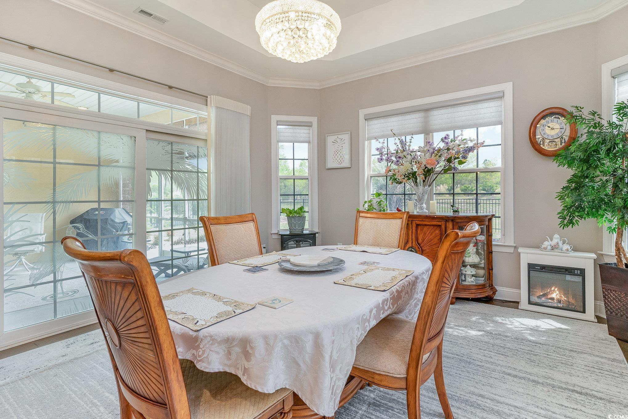 4049 Captiva Row Myrtle Beach, SC 29579 - Photo 8 of 40 Dining space featuring plenty of natural light, vi