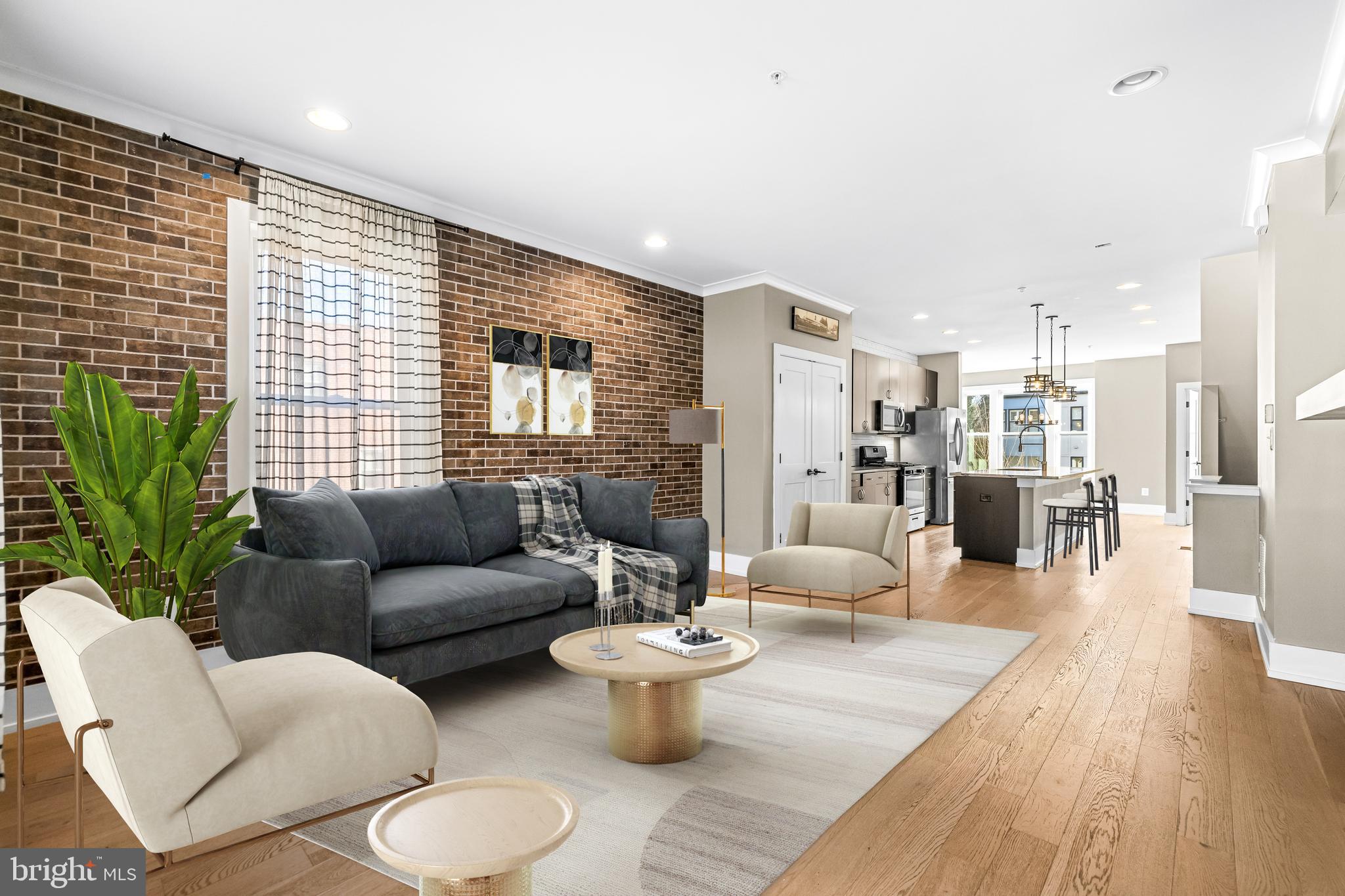 1456 Redfern Avenue Baltimore, MD 21211 - Photo 11 of 44 a living room with furniture and a large window