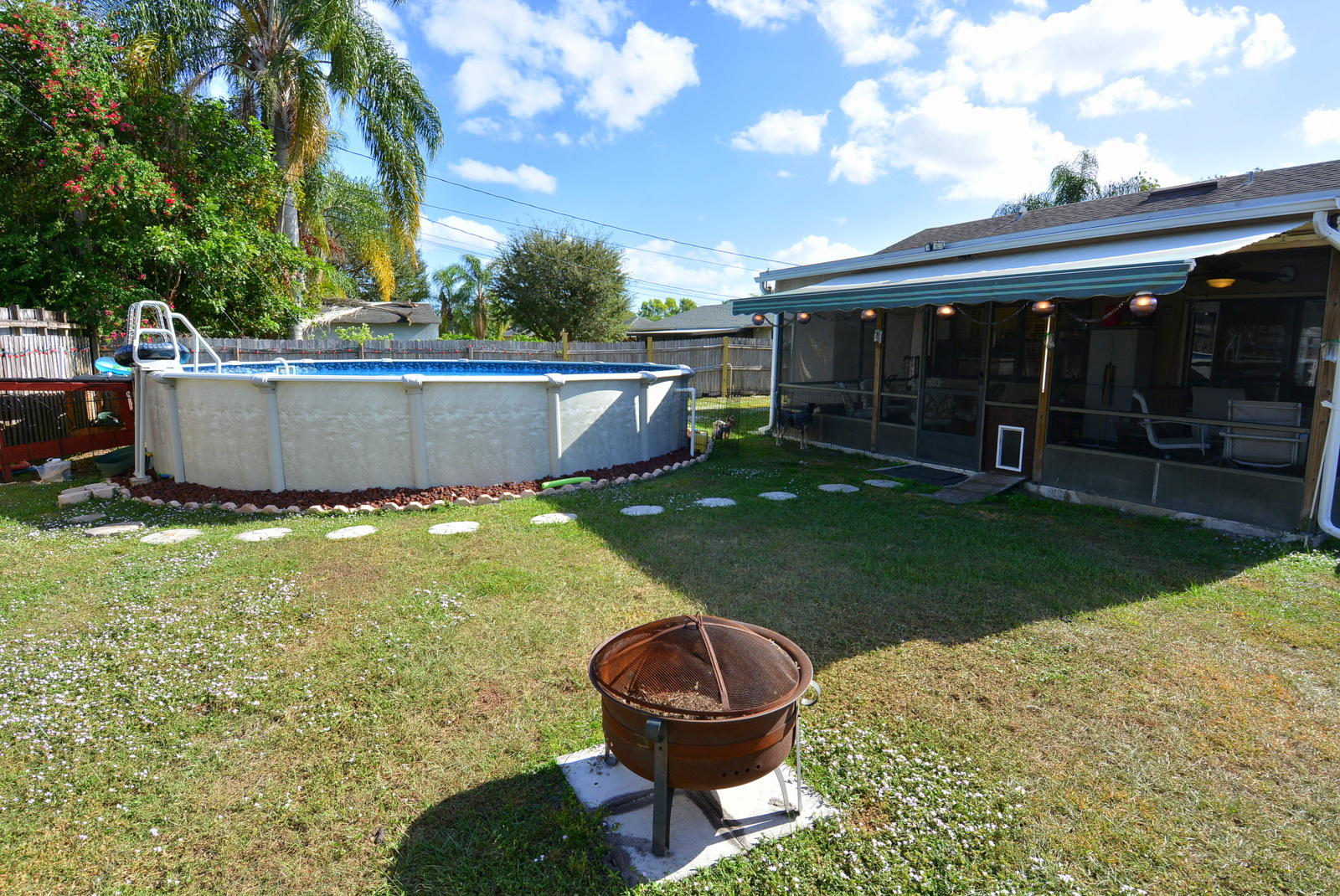 707 Southwest Bond Road Port St. Lucie, FL 34953 - Photo 24 of 25 Back Yard and Pool