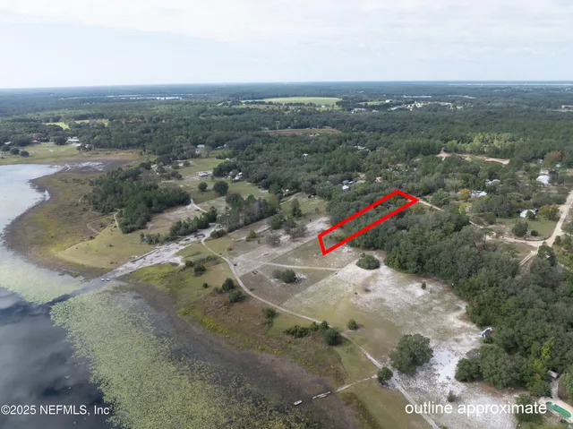 a view of a lake with a mountain