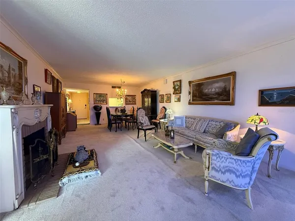 a living room with furniture or fireplace and a flat screen tv