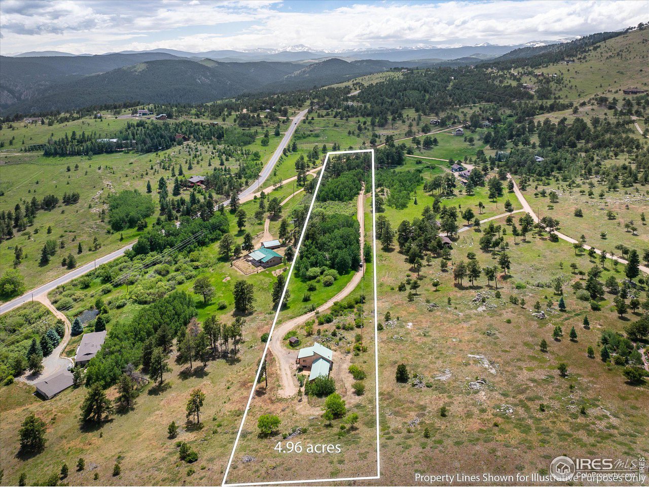78 Old Post Office Road Boulder, CO 80302 - Photo 23 of 25 a view of a yard with an outdoor space