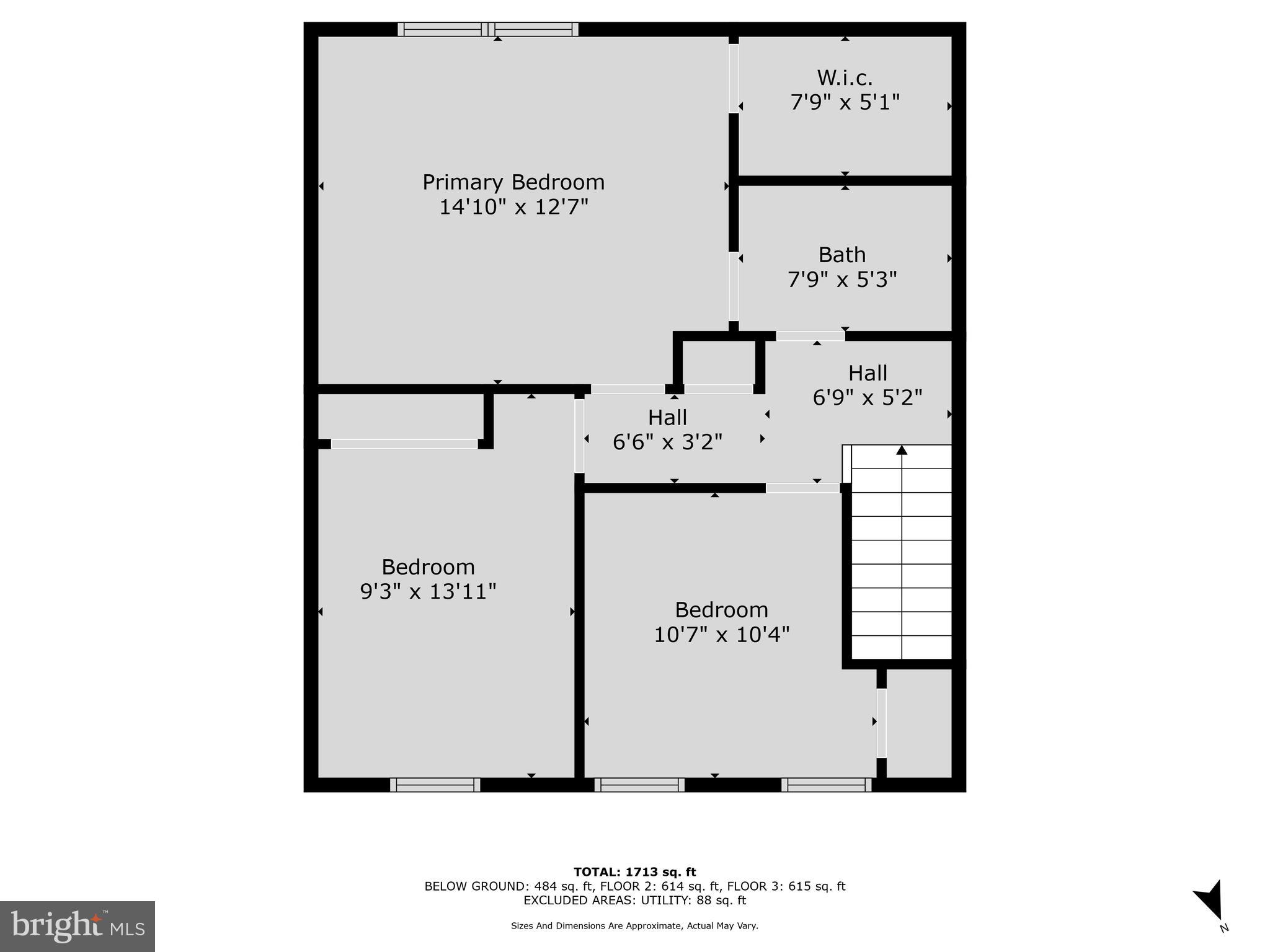 3847 Dakota Road Hampstead, MD 21074 - Photo 38 of 39 Upstairs floor plan
