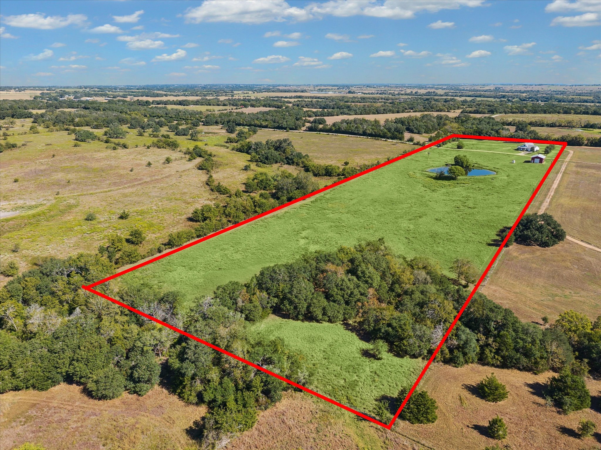 5100 Jaeger Road Burton, TX 77835 - Photo 7 of 34 View of rural area with property parcel outlined