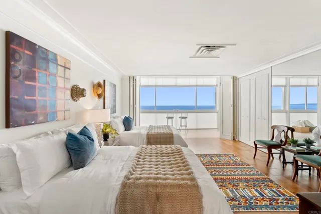 a view of a room with window