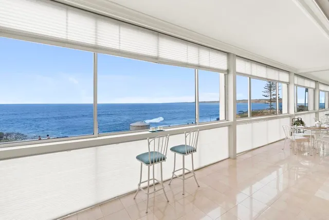 a view of a room with window