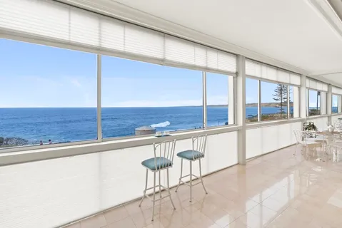 a view of a room with window