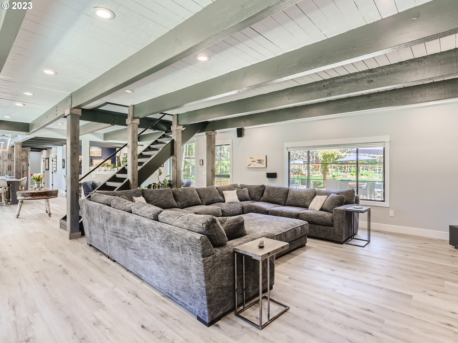 15631 Northeast Becke Road Aurora, OR 97002 - Photo 15 of 47 a living room with furniture and hard wood flooring