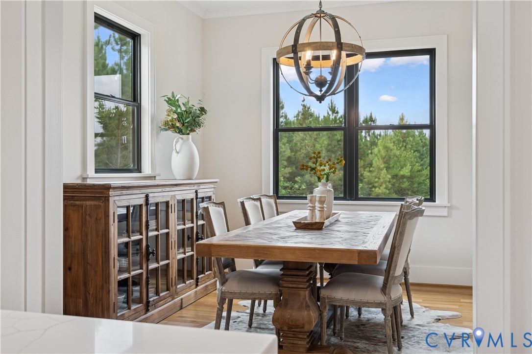 1551 Smokey Rdg Road Maidens, VA 23102 - Photo 13 of 49 a view of a dining room with furniture window and outside view