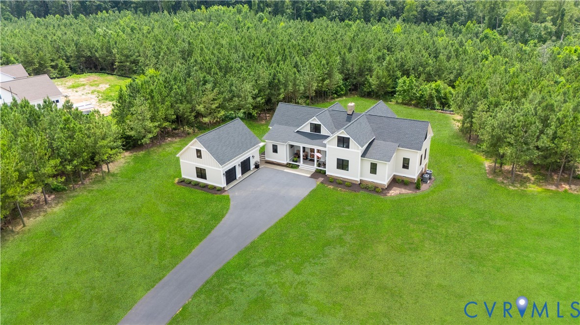 1551 Smokey Rdg Road Maidens, VA 23102 - Photo 47 of 49 an aerial view of a house with a yard
