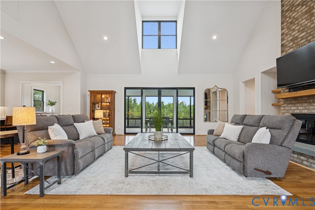 1551 Smokey Rdg Road Maidens, VA 23102 - Photo 5 of 49 a living room with furniture and a flat screen tv