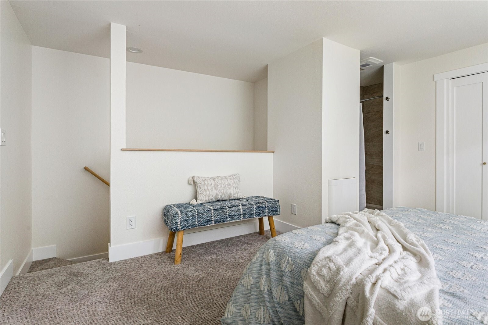 8038 Island Court Clinton, WA 98236 - Photo 15 of 23 a bedroom with a bed and a window