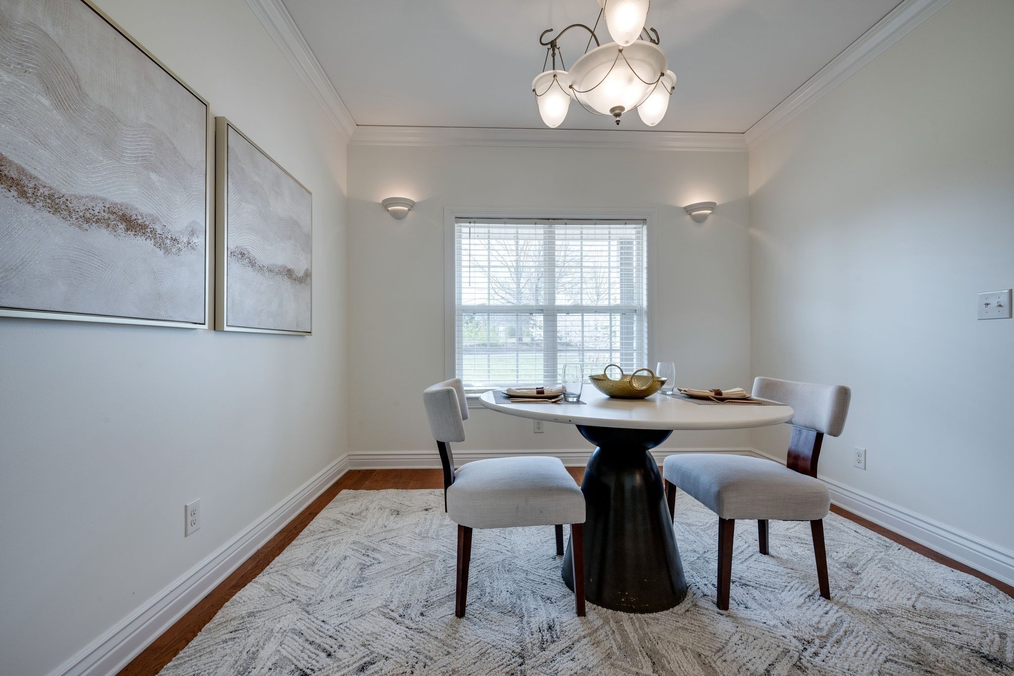 264 Fire Tower Road Dickson, TN 37055 - Photo 13 of 46 a view of a dining room with furniture and chandelier