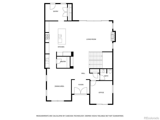 a picture of a room with a floor plan