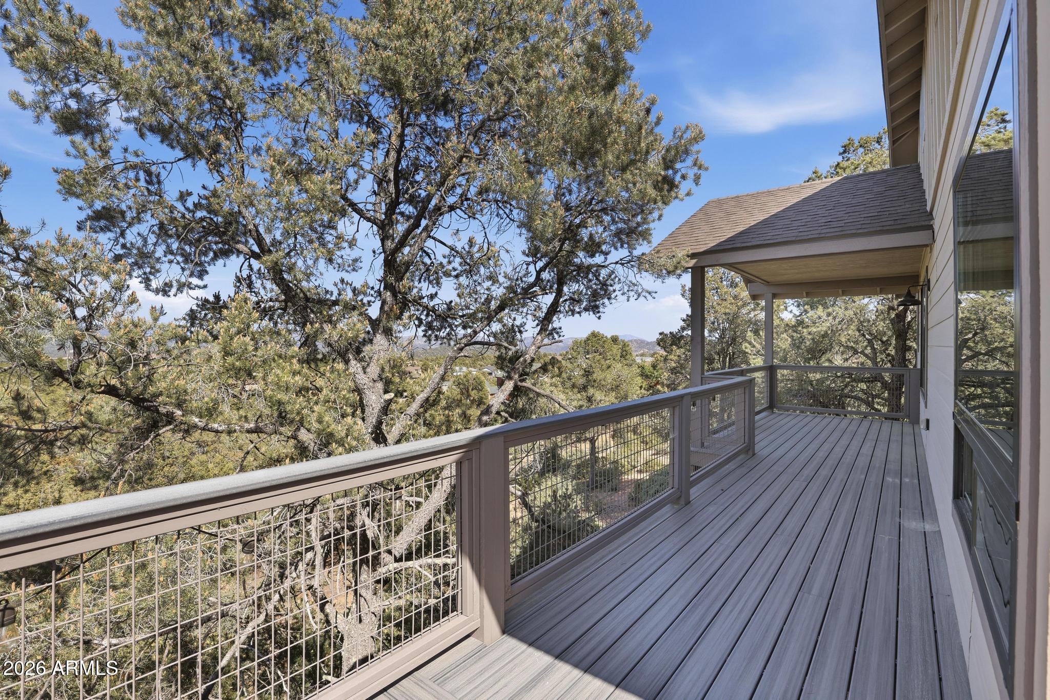 1908 East Starlight Pass Payson, AZ 85541 - Photo 15 of 30 a view of balcony with wooden floor