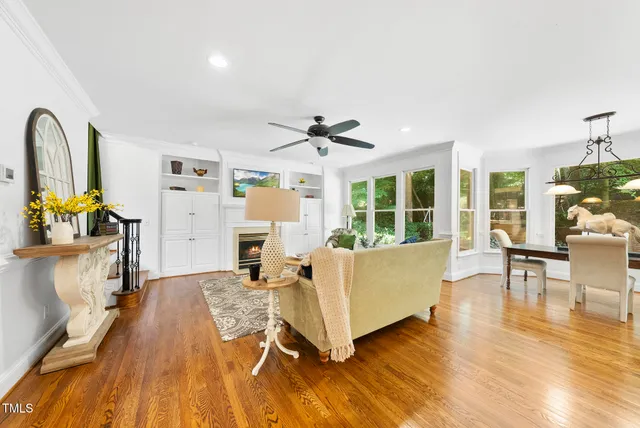 a room with furniture and window