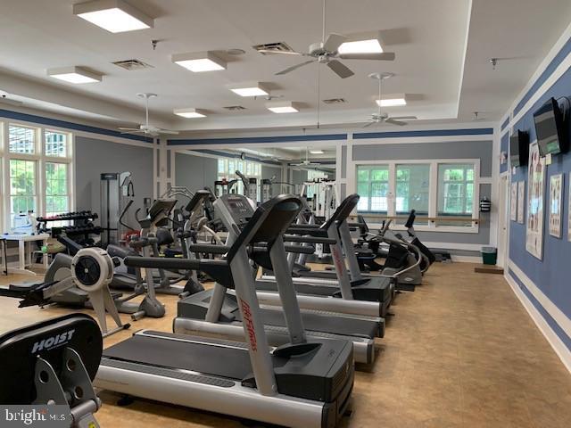 7 Long Point Court Ocean Pines, MD 21811 - Photo 55 of 59 a view of a room with gym equipment