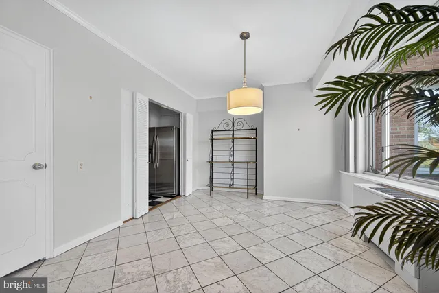 a view of a room and window